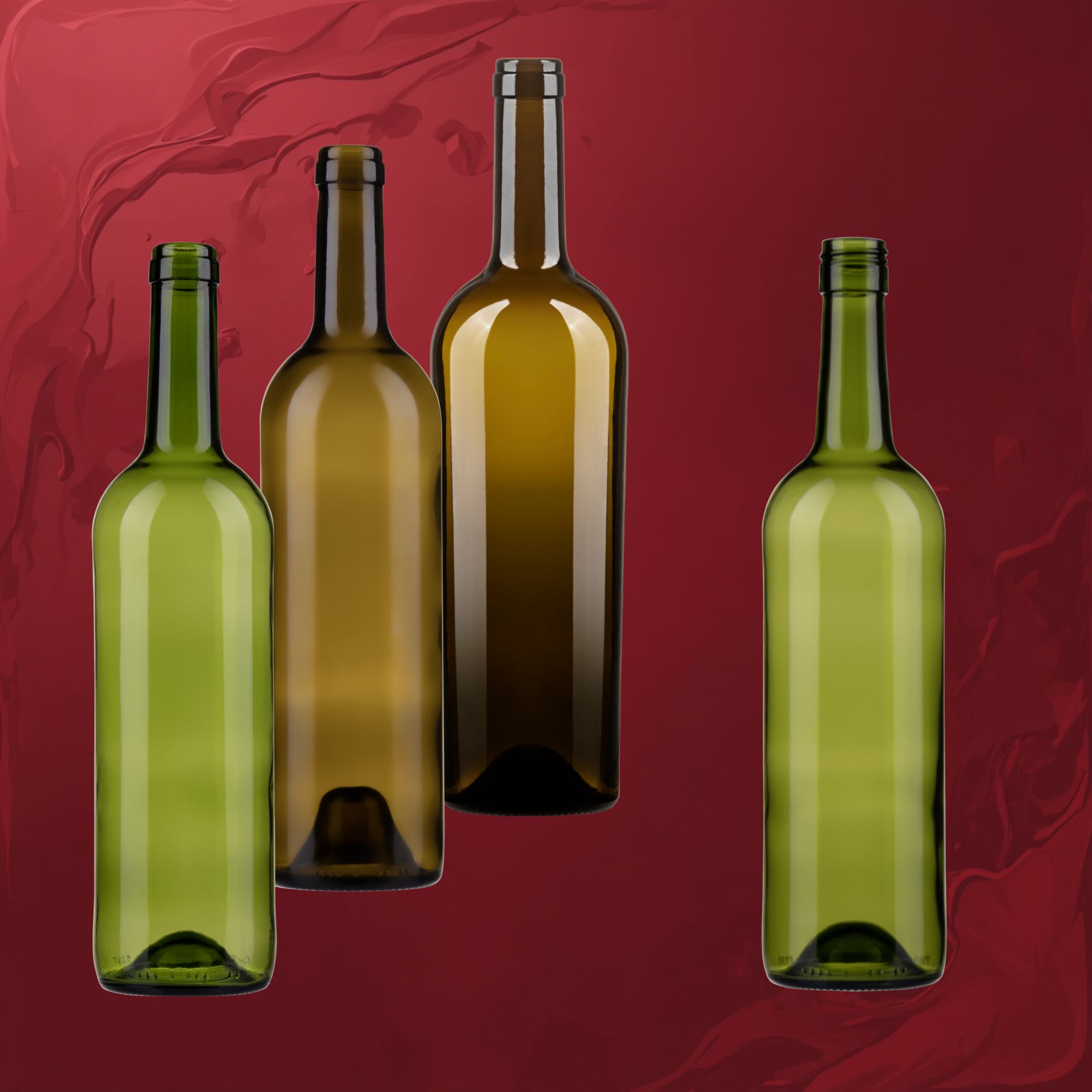 Modèles de bouteilles de bordeaux