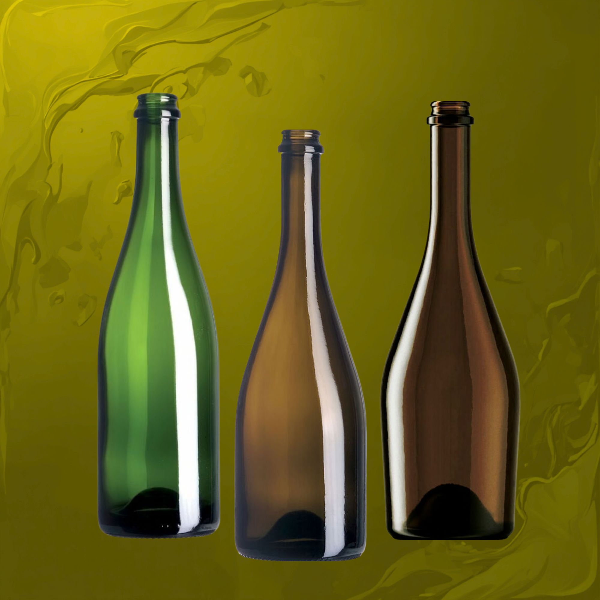 Modèles de bouteilles d'effervescents